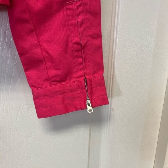 Throttle Threads Pink Chrome Chix Garage Race Jacket sz M - Picture 6 of 6